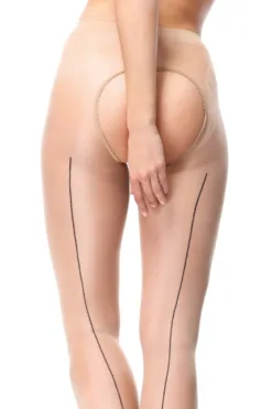 Foto achterkant beige naadpanty