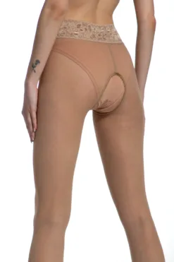 Foto Panty zonder kruis beige