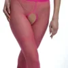 Productfoto kruisloze panty hip lace pink bonbon